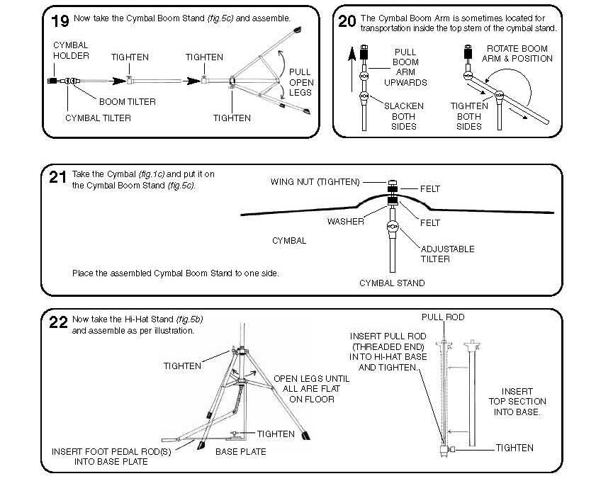 assemble drums drumset  drumkit part 9