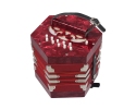 Courante Red 20 key Anglo Concertina in bag 24h free delivery anywhere in SA (video)