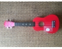 Courante red soprano Ukulele with extra string and pick UP* for GAS for our soup kitchens
