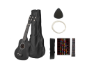 * Courante Black Soprano Ukulele pack with bag strap pick note learning stickers and extra  string View CAPETOWN UP*  new stock