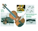 Courante violin outfit- antique stain 1/4 sizes   including setup + shoulder rest + 4 fine tuners *View CAPETOWN