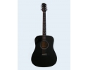 Steel string BLACK Full bodied GUITAR  with bag