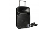12 in Portable PA with 2 UHF Wirless mics . USB/SD/FM and Bluetooth battery or mains UP*