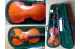 Courante gloss solid spruce and  top flamed finish 4/4  violin VIEW CAPETOWN UP*