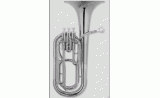 Sonata baritone nickel silver plate Horn