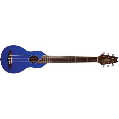 Washburn RO10b ( blue)  Rover Travel Guitar in CASE with CDROM