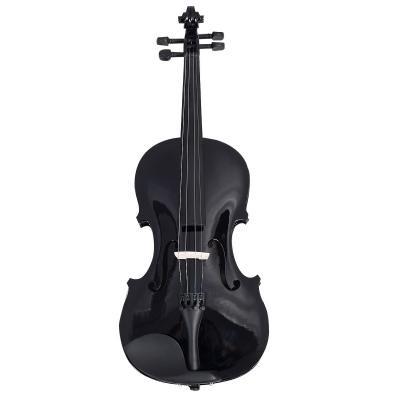 Courante violin outfit- BLACK  LACQUER Full Size  UP*44 *View CAPETOWN_1