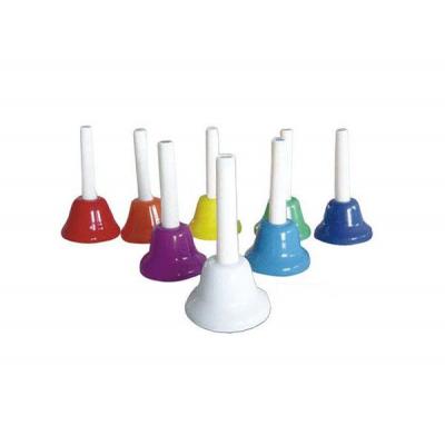 Set of 8 plastic hand bells