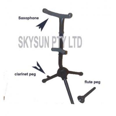 Saxophone clarinet or flute stand AVAILABLE